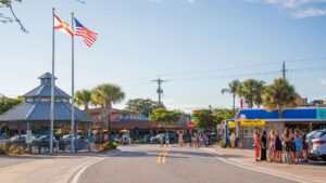 Explore Siesta Key Village, just minutes away, offering shops, dining, live music, and a lively beach town atmosphere.