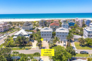 Siesta Key vacation rental home 1–2 minute walk to the beach